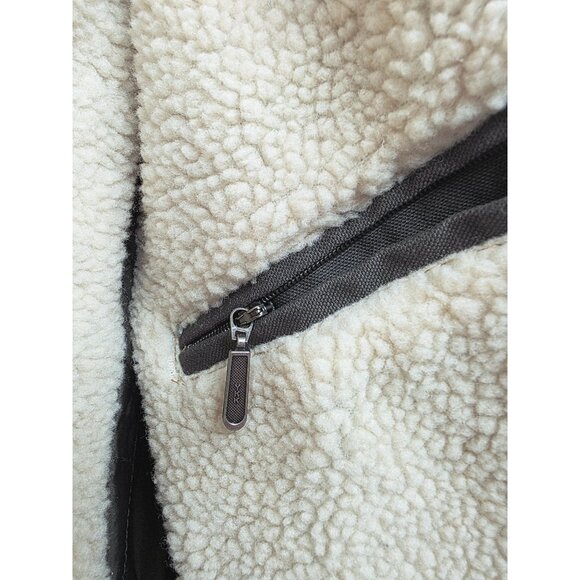 Cabela's Canvas Work Jacket Sherpa Lined XL Tall/Long 90's Vintage - Picture 4 of 10